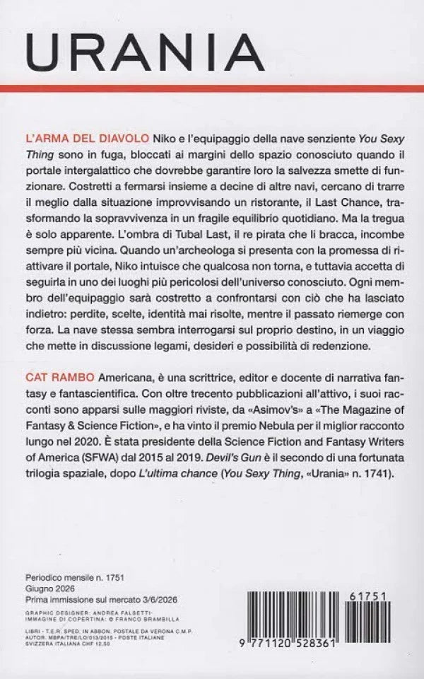 URANIA 1751 - L'ARMA DEL DIAVOLO - GIUGNO 2026