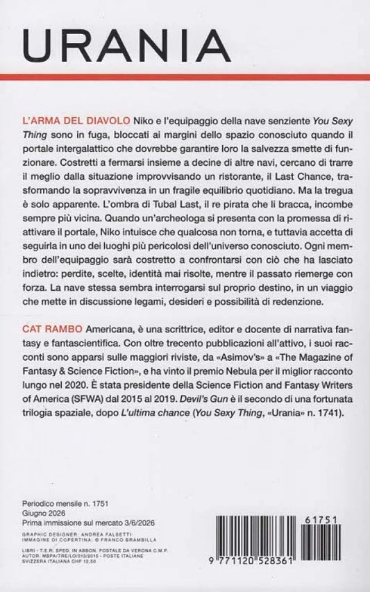 URANIA 1751 - L'ARMA DEL DIAVOLO - GIUGNO 2026