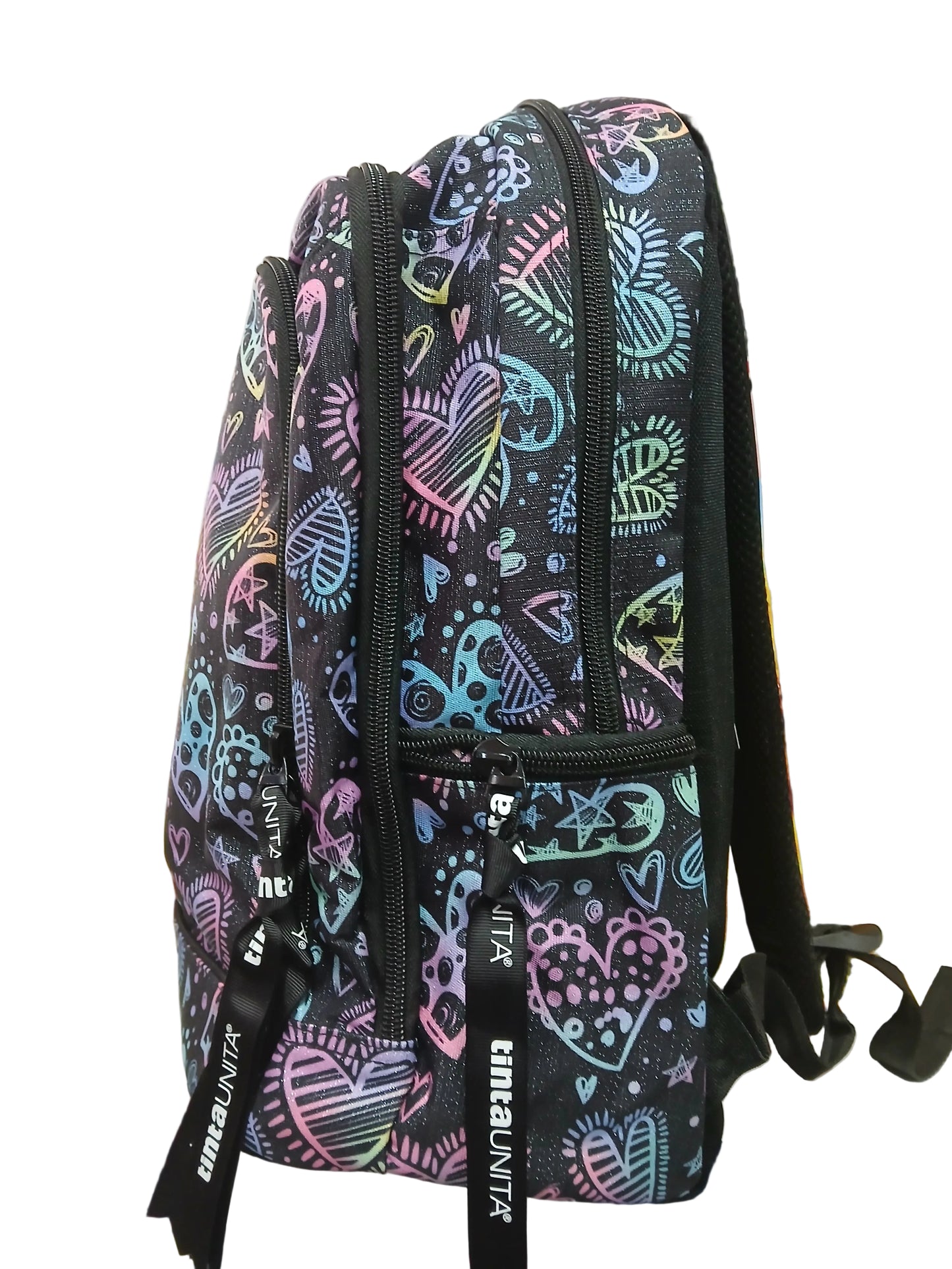 ZAINO DREAM GIRL NERO CON CUORI