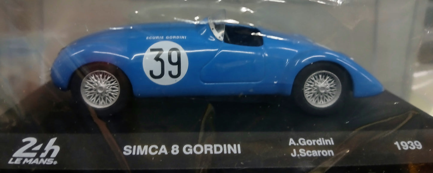 24H LE MANS COLLECTION VOL. 83 - SIMCA 8 GORDINI - 1939 - SCALA 1:43