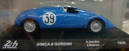 24H LE MANS COLLECTION VOL. 83 - SIMCA 8 GORDINI - 1939 - SCALA 1:43