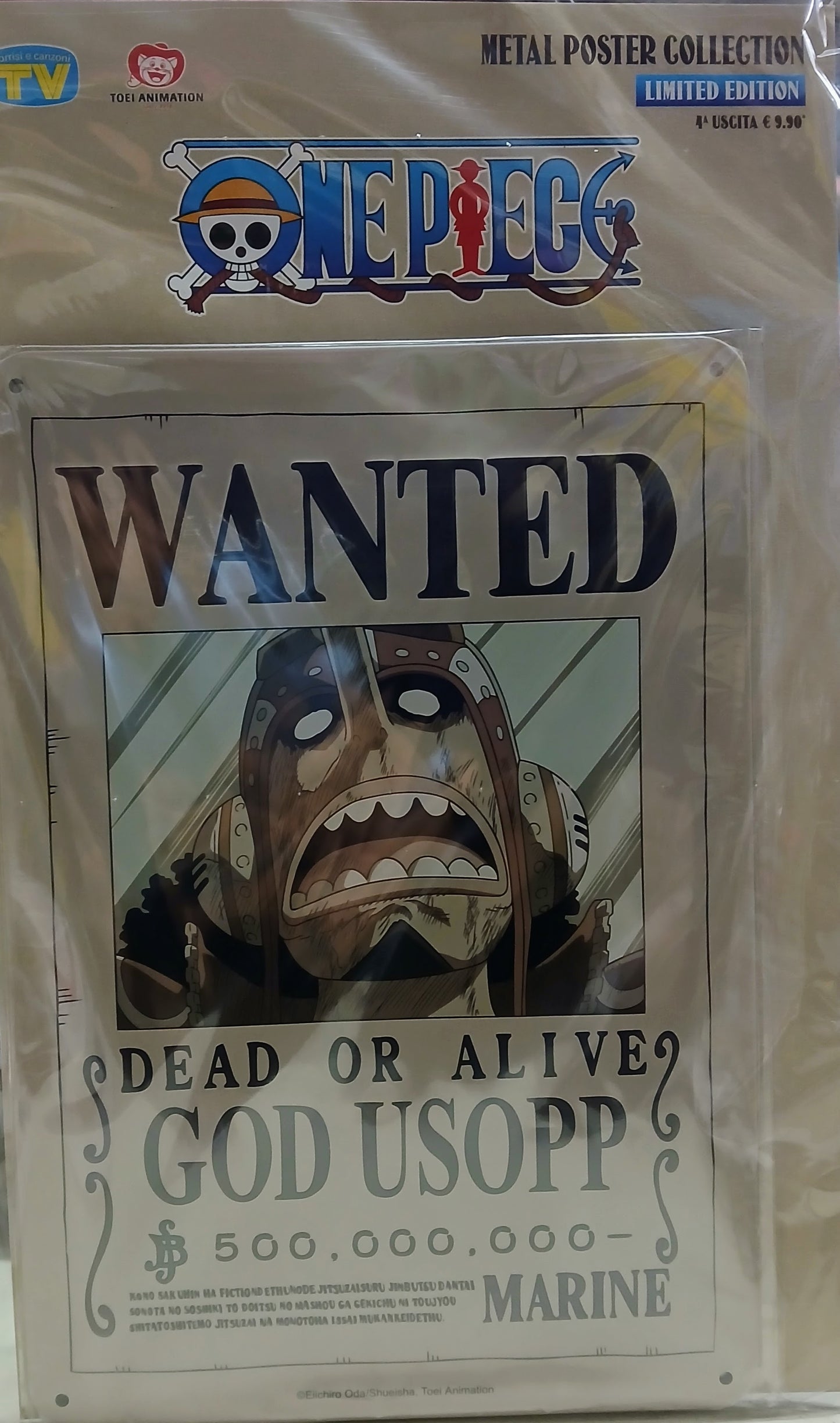 METAL POSTER COLLECTION ONE PIECE VOL.4 - GOD USOPP