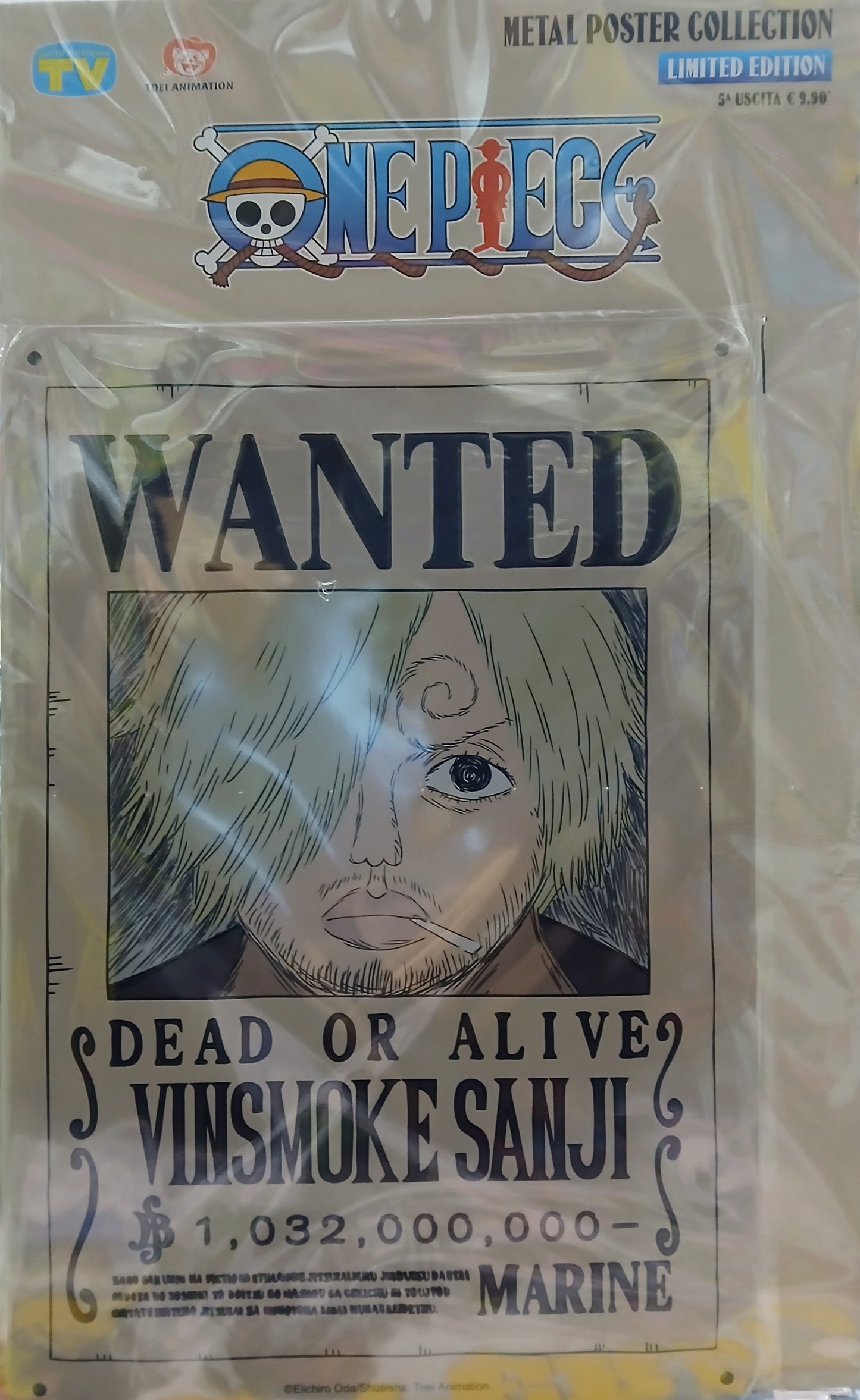 METAL POSTER COLLECTION ONE PIECE VOL.5 - VINSMOKE SANJI