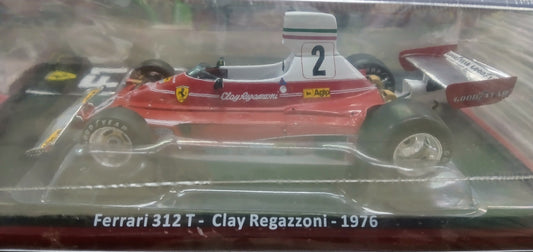 LE GRANDI FERRARI F1 VOL. 77 - CLAY REGAZZONI 312T 1976 - scala 1:24