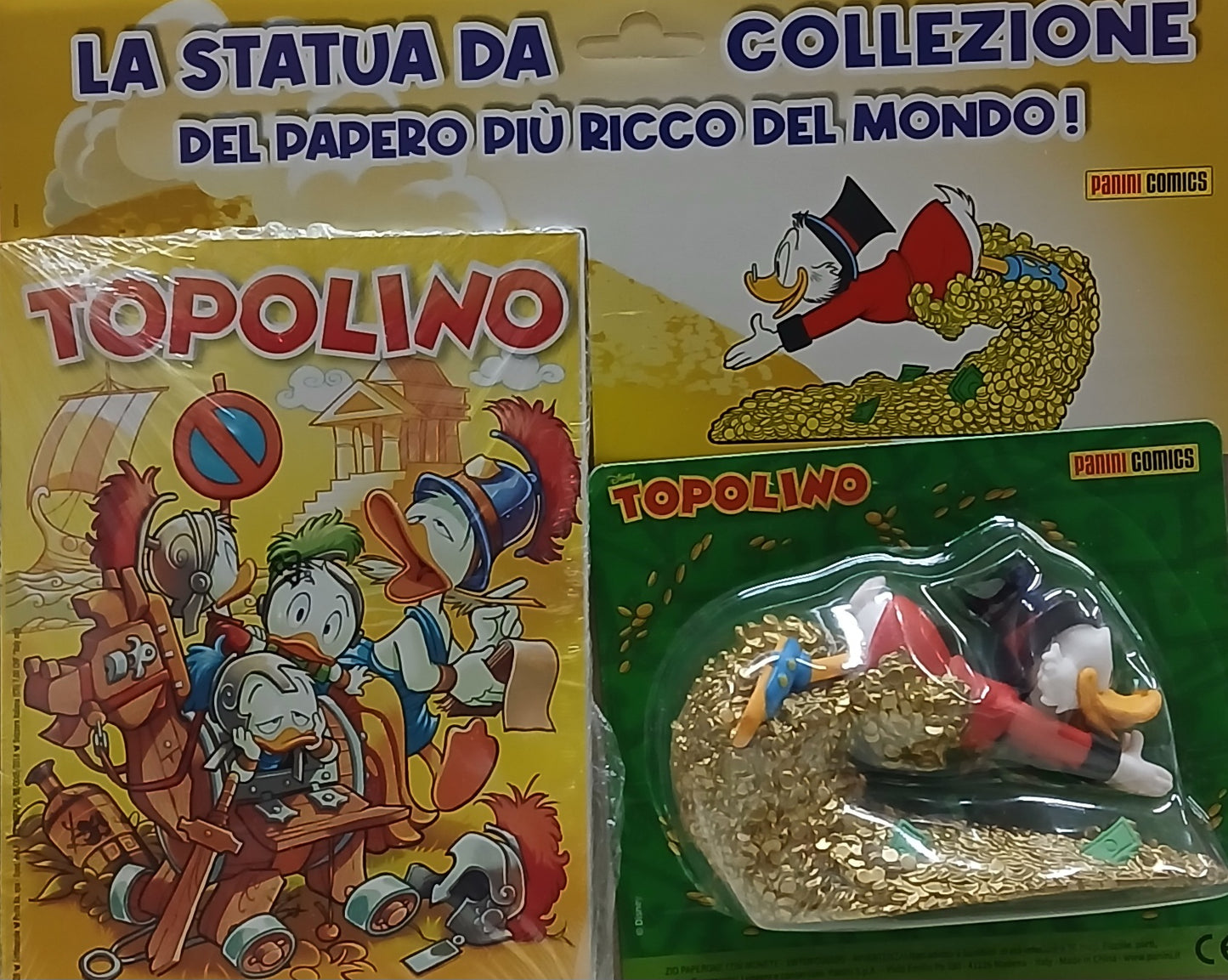 TOPOLINO 3677 + STATUA DI ZIO PAPERONE