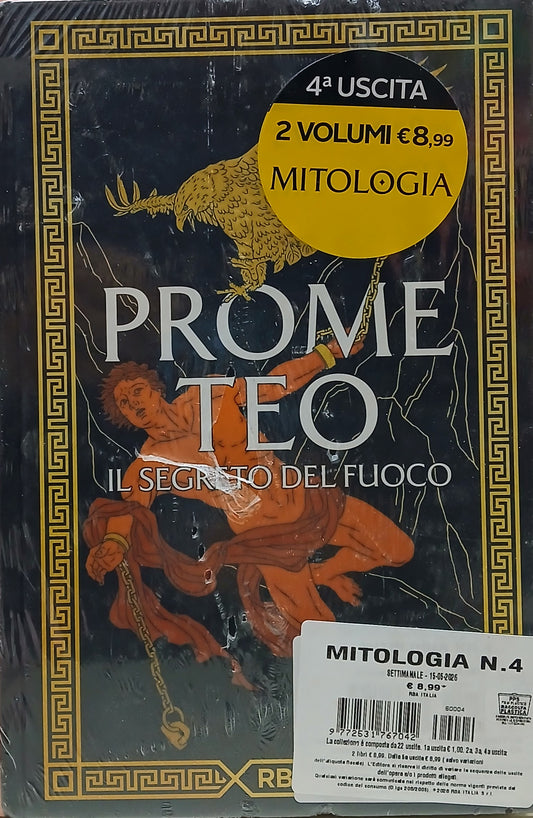 MITOLOGIA VOL. 4 - 2 VOLUMI - PROMETEO IL SEGRETO DEL FUOCO - PERSEO LO SGUARDO DI MEDUSA