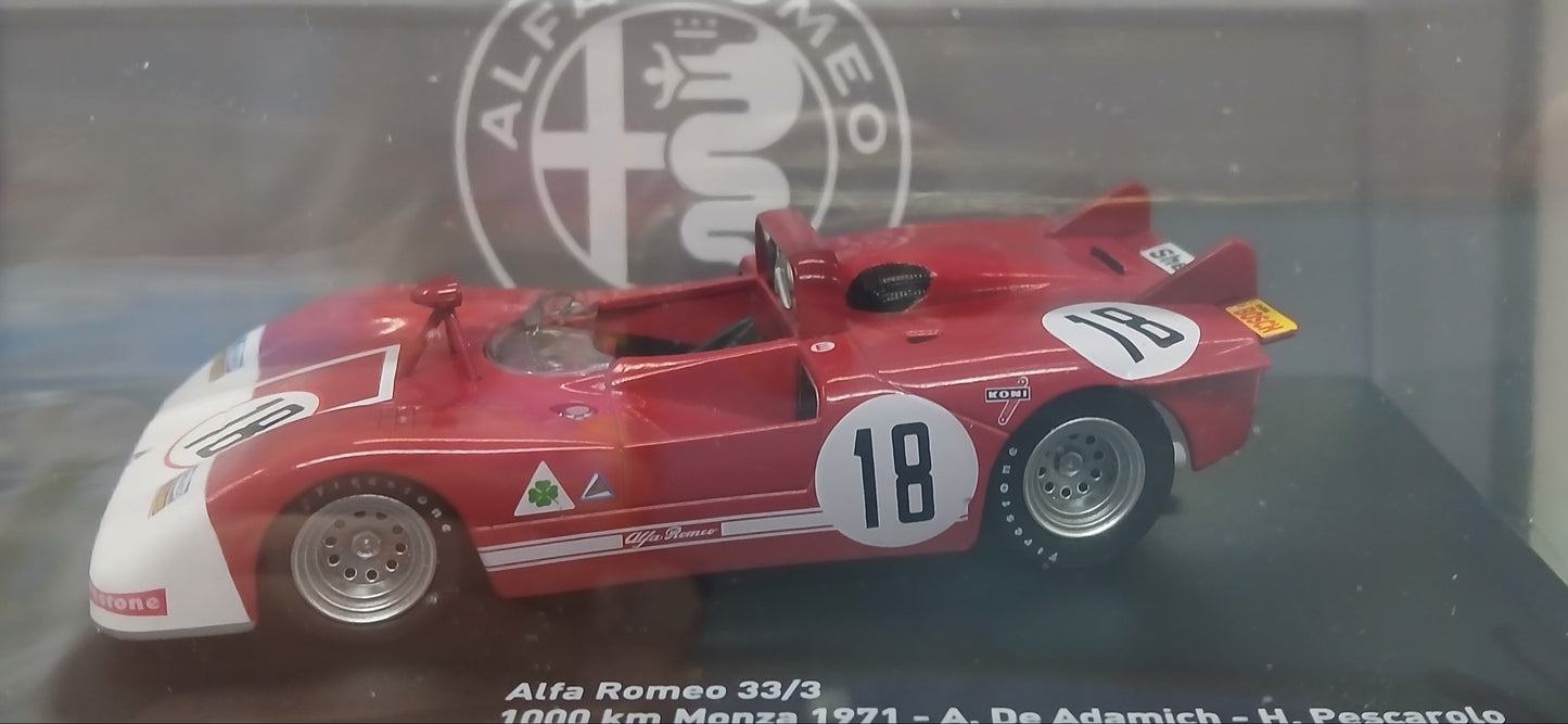 ALFA ROMEO SPORT COLLECTION VOL.37 - ALFA ROMEO 33/3 1000 KM MONZA 1971