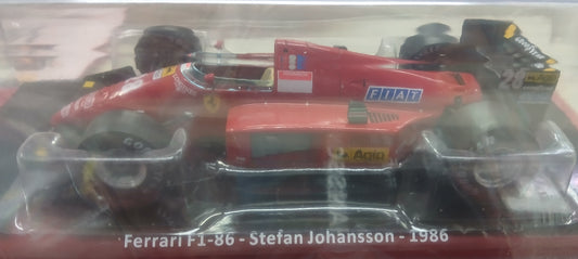 LE GRANDI FERRARI F1 VOL. 89 -F1-86 - STEFAN JOHANSSON - scala 1:24