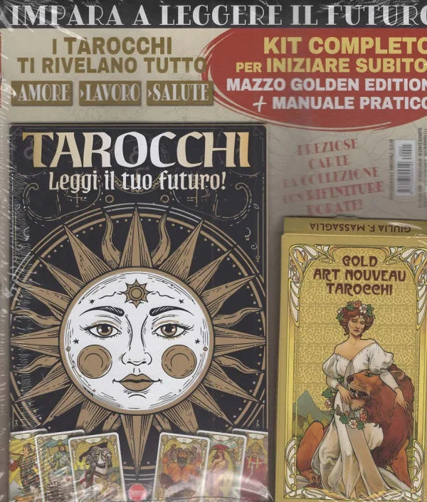 TAROCCHI GOLD + MAZZO GOLDEN EDITION + MANUALE PRATICO - GIUGNO 2026