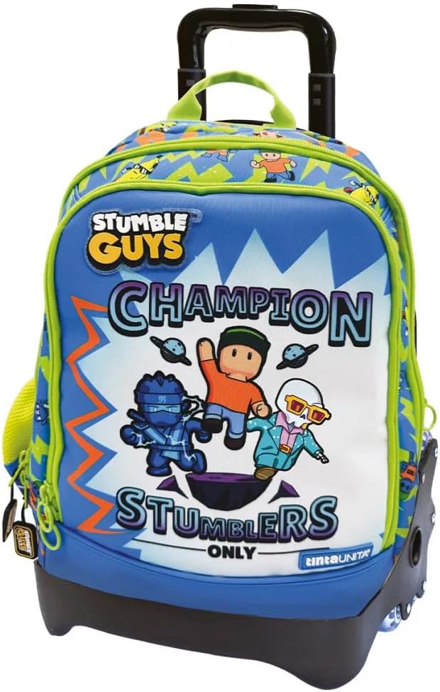 TROLLEY ZAINO DREAM CROSS STUMBLE GUYS CON TROLLEY SGANCIABILE