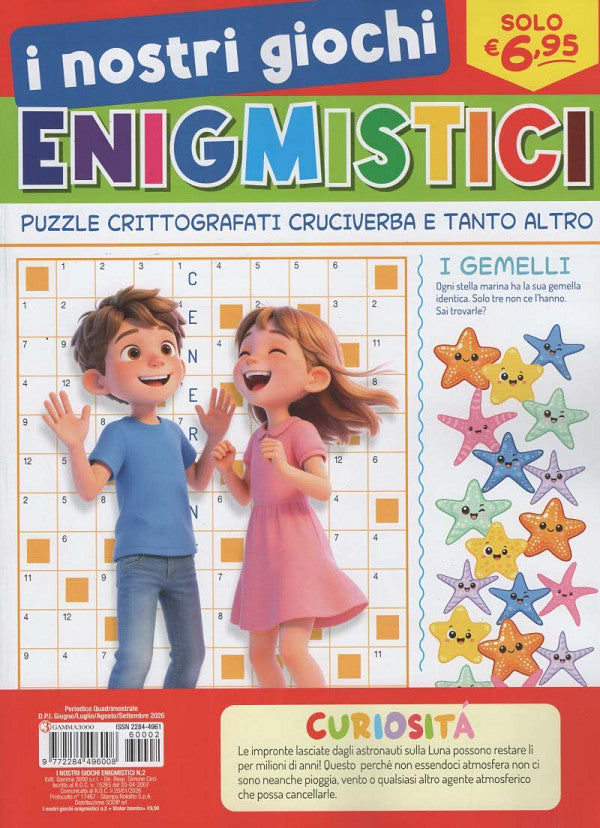 I NOSTRI GIOCHI ENIGMISTICI - GIUGNO/LUGLIO/AGOSTO/SETTEMBRE