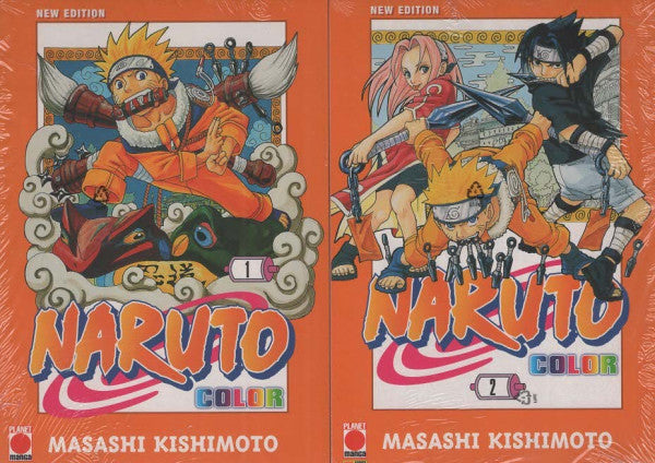 Naruto Color New Edition vol.1 e 2 - Masashi Kishimoto