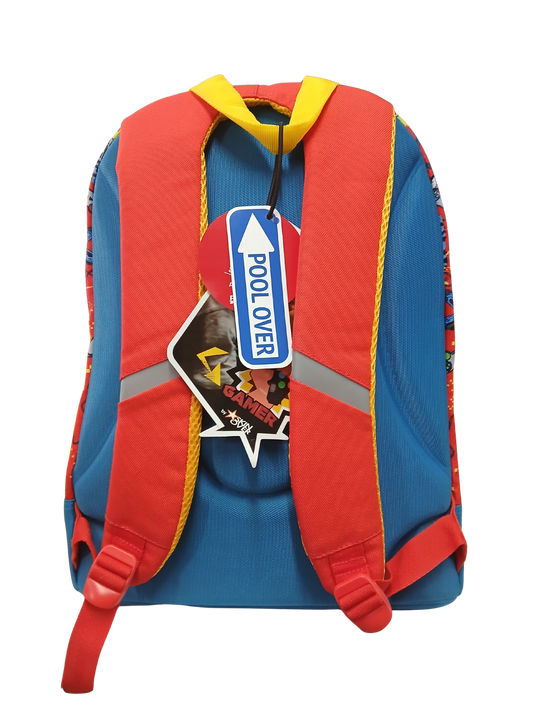 Zaino TINTA UNITA DREAM 2 SCOMPARTI SHARK + confezione 18 matite