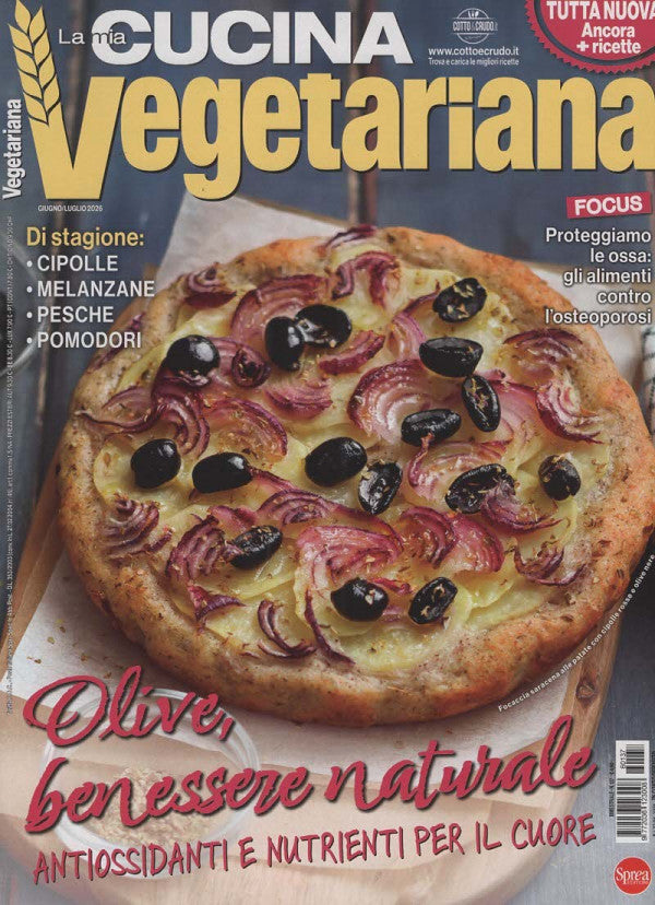 LA MIA CUCINA VEGETARIANA - OLIVE BENESSERE NATURALE - GIUGNO 2026