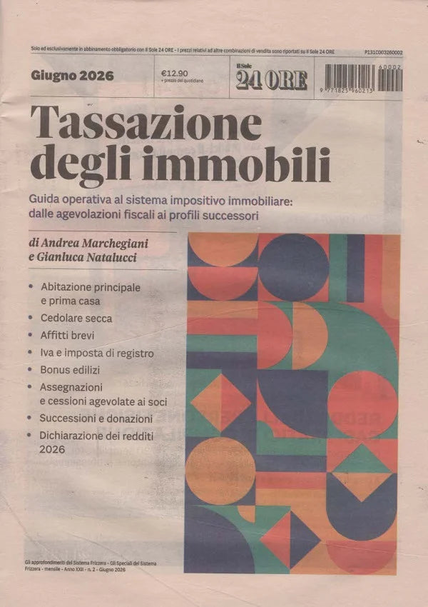 Gli approfondimenti del Sistema Frizzera - Tassazione degli immobili - GIUGNO 2026