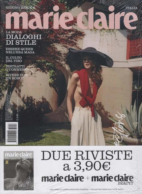 MARIE CLAIRE + MARIE CLAIRE BEAUTY - 2 RIVISTE - GIUGNO 2026