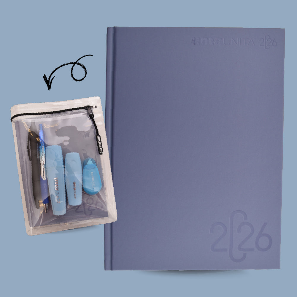 DIARIO TINTA UNITA 2026 + ACCESSORI