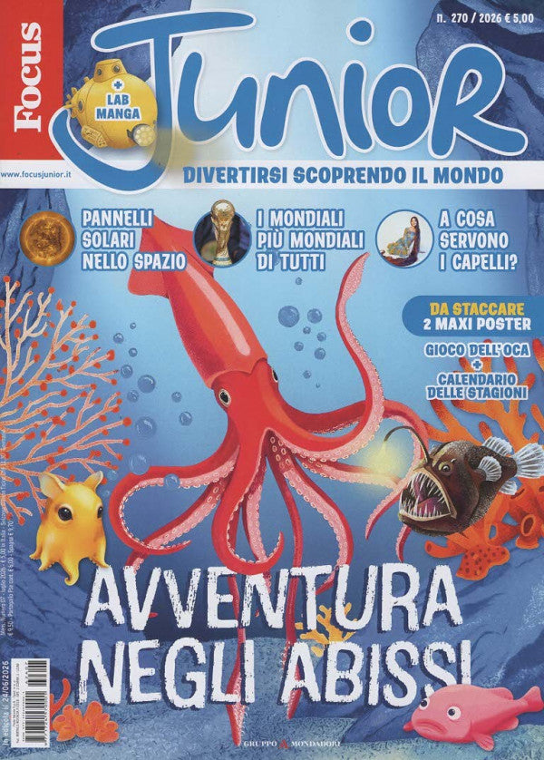 Focus Junior N.270 - AVVENTURA NEGLI ABISSI - LUGLIO 2026