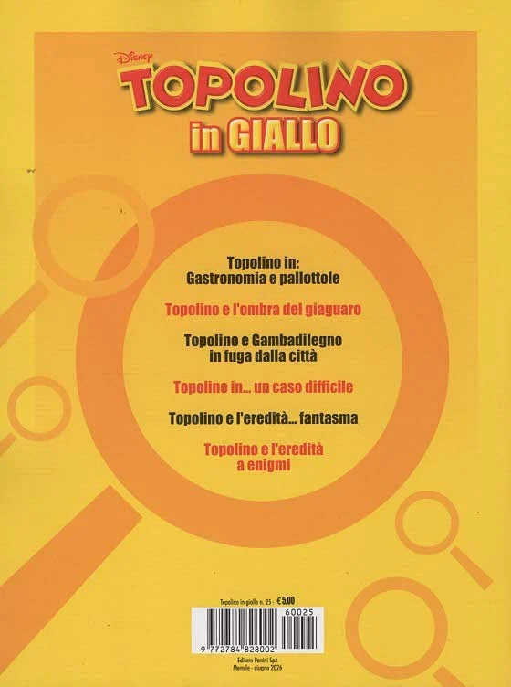 TOPOLINO IN GIALLO N.25 - GIUGNO 2026
