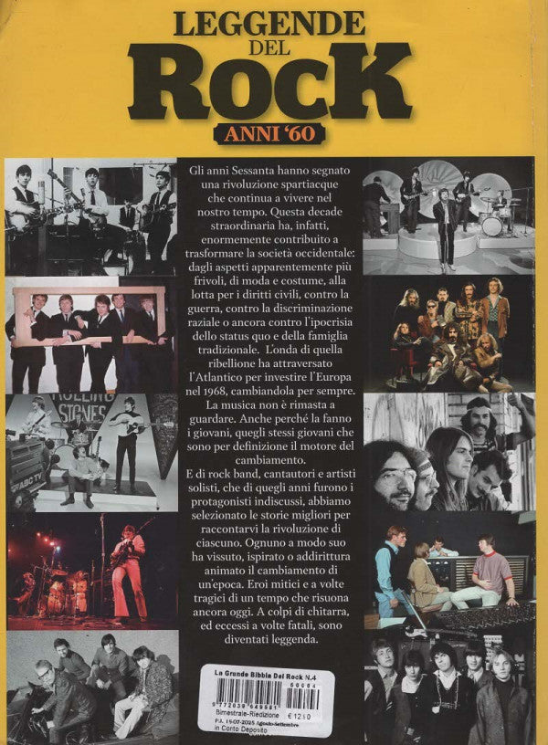 La Grande Bibbia del Rock - Best Of Leggende del Rock Anni '60 - MAGGIO/GIUGNO 2026