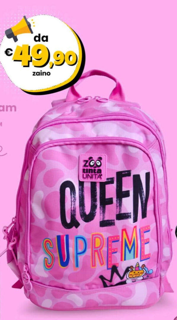 ZAINO DREAM CON AGGANCIO CROOOOSS SYSTEM TINTA UNITA ZOO GIRL