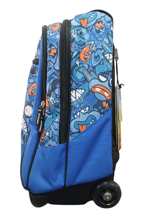 Zaino TROLLEY SEVEN YUB BUBBLE STYLE blu