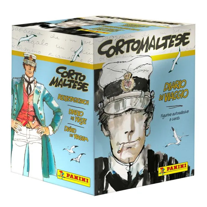 Corto Maltese – Diario di Viaggio Sticker e Trading Card Album - Box da 50 Bustine Panini