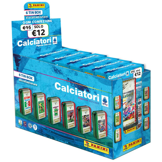 Calciatori 2025-2026 - Tin Box Celebrative Panini a scelta