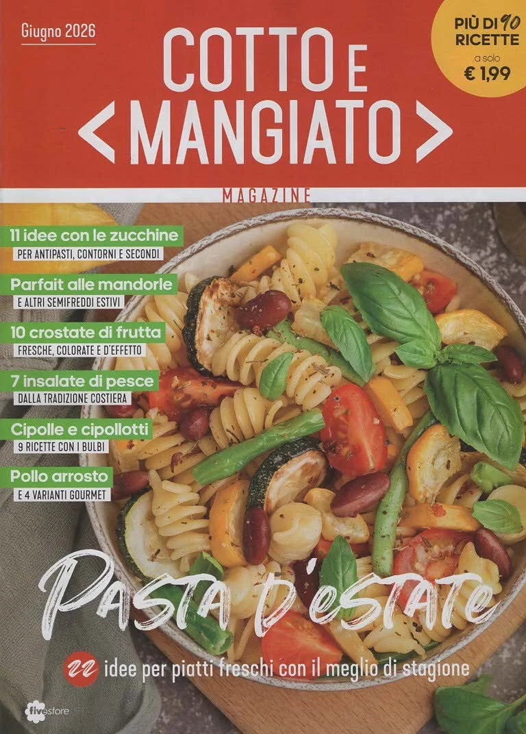 COTTO E MANGIATO - PASTA D'ESTATE - GIUGNO 2026 - N.102