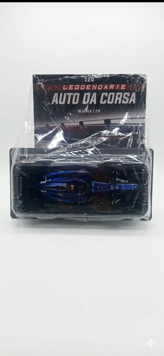 Leggendarie auto da corsa VOL.120 - Williams FW46 - Alexander Albon 2024 - Austrian Gran Prix - scala 1:24