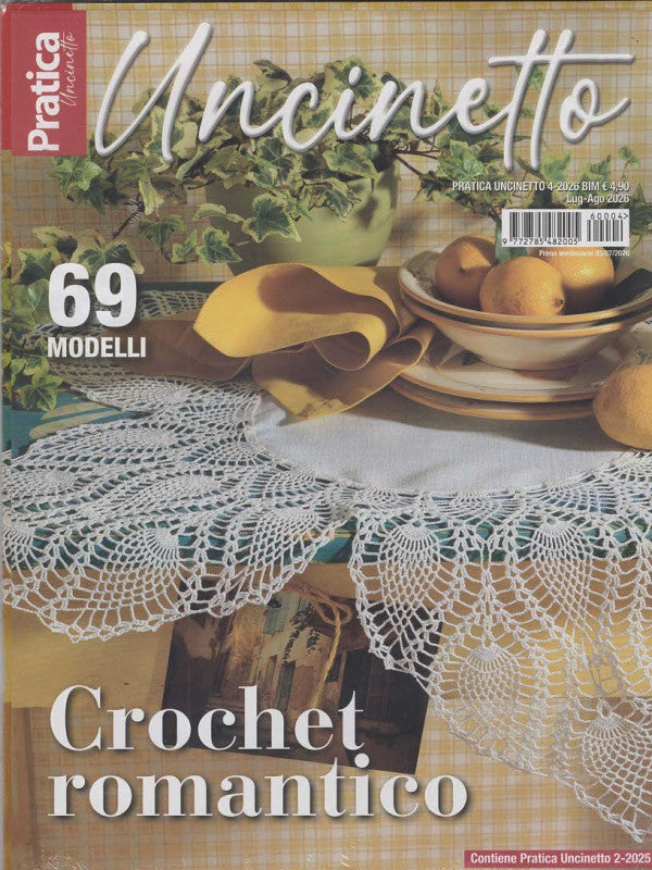 Pratica Uncinetto - Crochet Romantico N.4 - LUGLIO 2026
