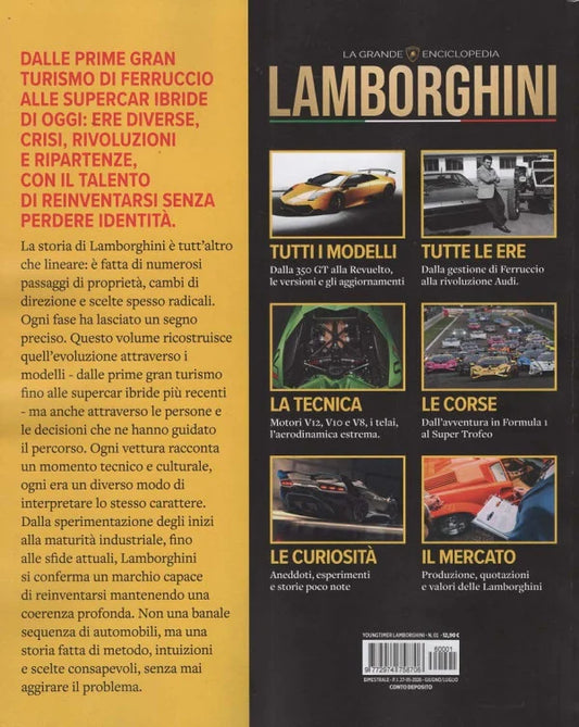 LA GRANDE ENCICLOPEDIA LAMBORGHINI N.1 . GIUGNO/LUGLIO 2026