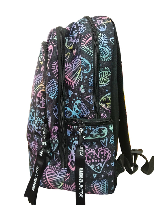 ZAINO DREAM GIRL NERO CON CUORI