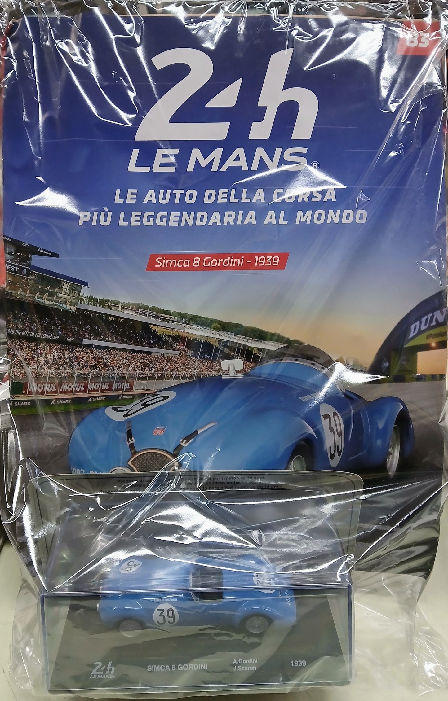 24H LE MANS COLLECTION VOL. 83 - SIMCA 8 GORDINI - 1939 - SCALA 1:43