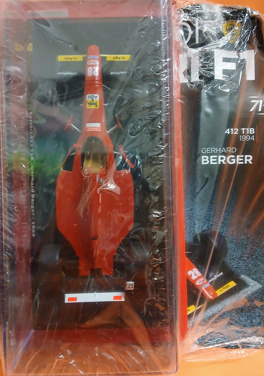 LE GRANDI FERRARI F1 VOL. 71 - 412 T1B 1994 GERARD BERGER- scala 1:24