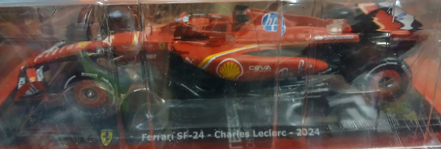 LE GRANDI FERRARI F1 VOL. 61 - SF-14 2024 CHARLES LECLERC - scala 1:24 (Copia)
