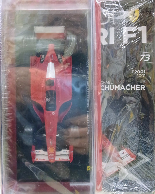 LE GRANDI FERRARI F1 VOL. 73 - F2001 - 2001 - MICHAEL SCHUMACHER - scala 1:24