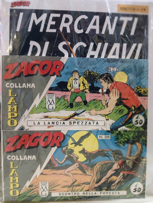 LE STRISCE DI ZAGOR VOL. 14 - LA LANCIA SPEZZATA - SCONTRO NELLA FORESTA