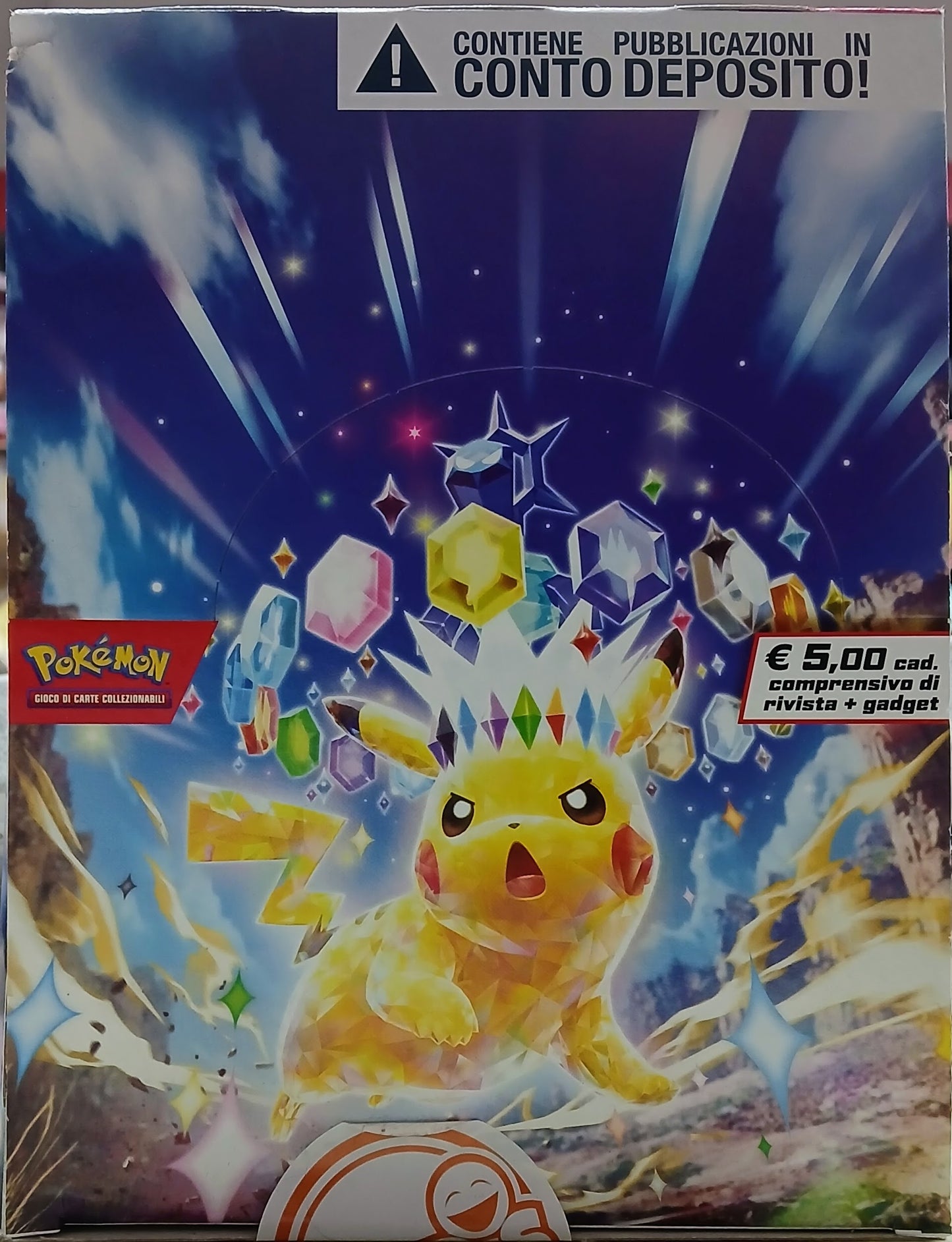 BOX 16 bustine POKEMON " SCINTILLE FOLGORANTI"