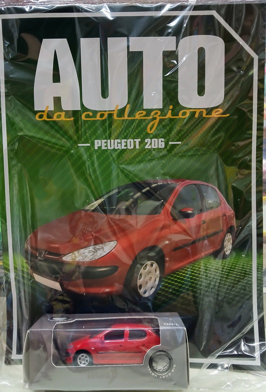 AUTO DA COLLEZIONE VOL.67 - PEUGEOT 206 - SCALA 1:60
