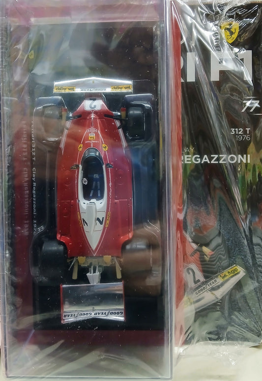 LE GRANDI FERRARI F1 VOL. 77 - CLAY REGAZZONI 312T 1976 - scala 1:24