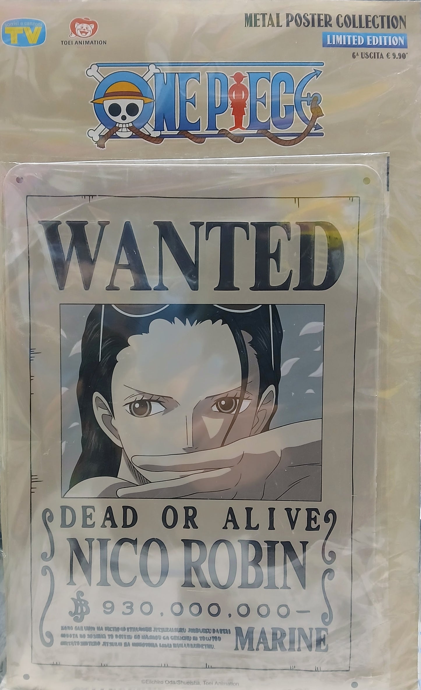 METAL POSTER COLLECTION ONE PIECE VOL. 6 - NICO ROBIN