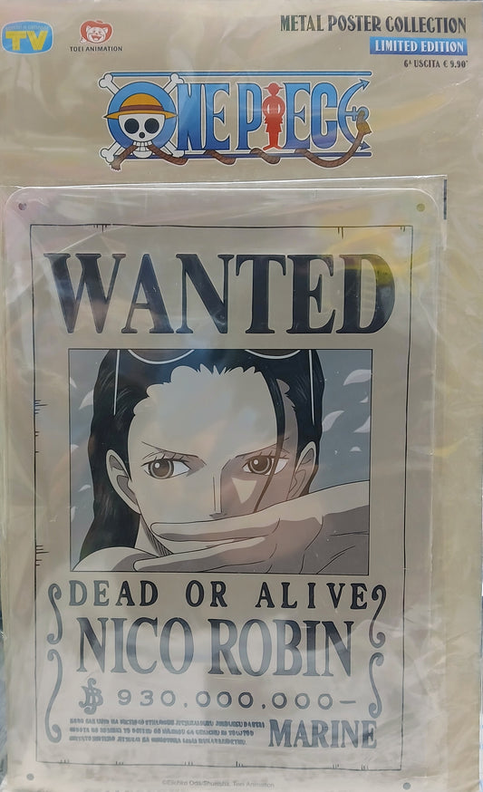 METAL POSTER COLLECTION ONE PIECE VOL. 6 - NICO ROBIN
