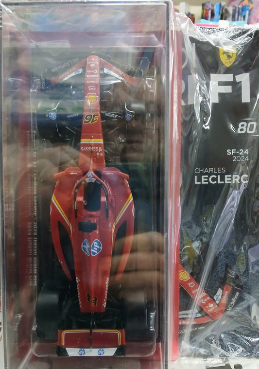 LE GRANDI FERRARI F1 VOL. 80 - SF-24 2024 CHARLES LECLERC - scala 1:24