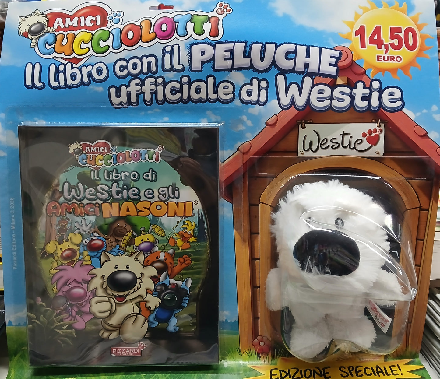 AMICI CUCCIOLOTTI - LIBRO DI WESTIE + PELUCHE