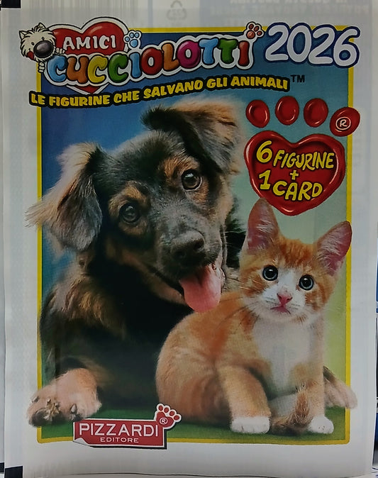 AMICI CUCCIOLOTTI 2026 - PACK 6 bustine figurine