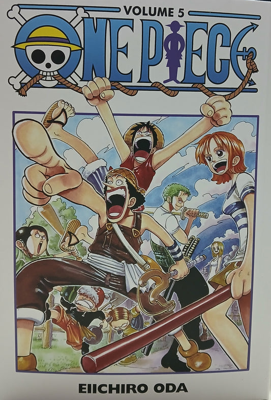ONE PIECE VOL.5 + CARTOLINA - EIICHIRO ODA - GAZZETTA DELLO SPORT- SORRISI E CANZONI