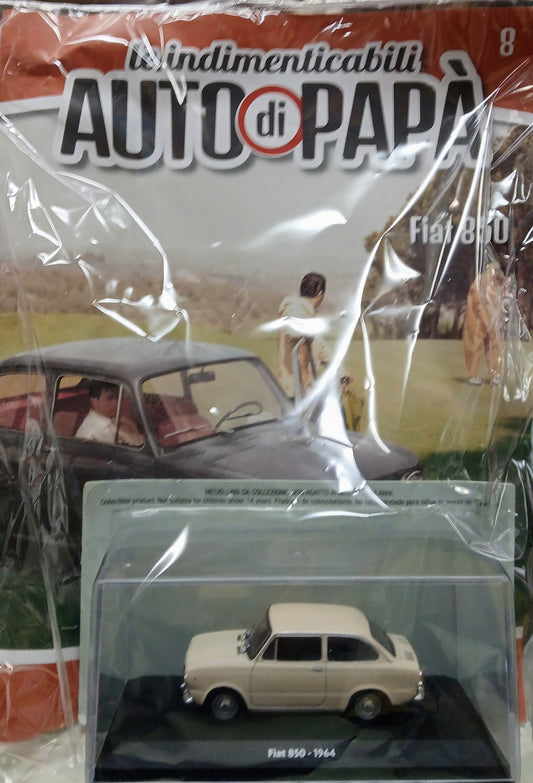 LE INDIMENTICABILI AUTO DI PAPA' VOL. 8 - FIAT 850 - 1964