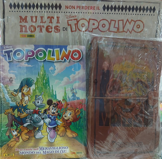 TOPOLINO 3673 + MULTINOTES DI TOPOLINO