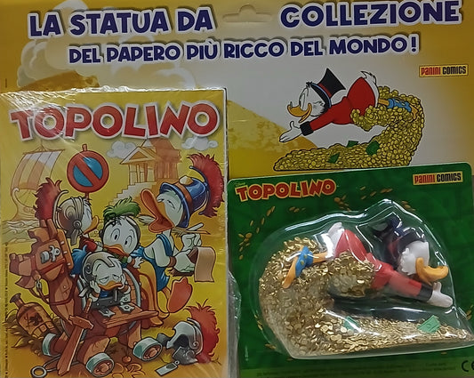 TOPOLINO 3677 + STATUA DI ZIO PAPERONE
